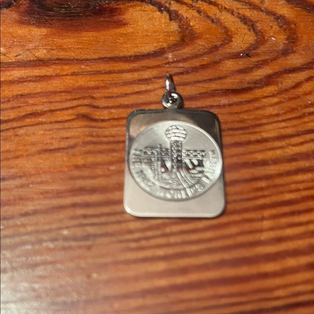 Silver Rectangular Pendant